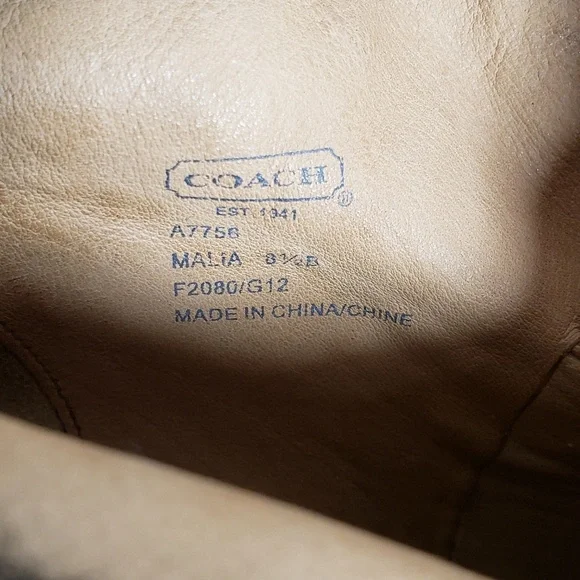 coach malia  black bootie - Picture 5 of 8